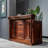 Brown Standard Solid Reception Desk-2042136114