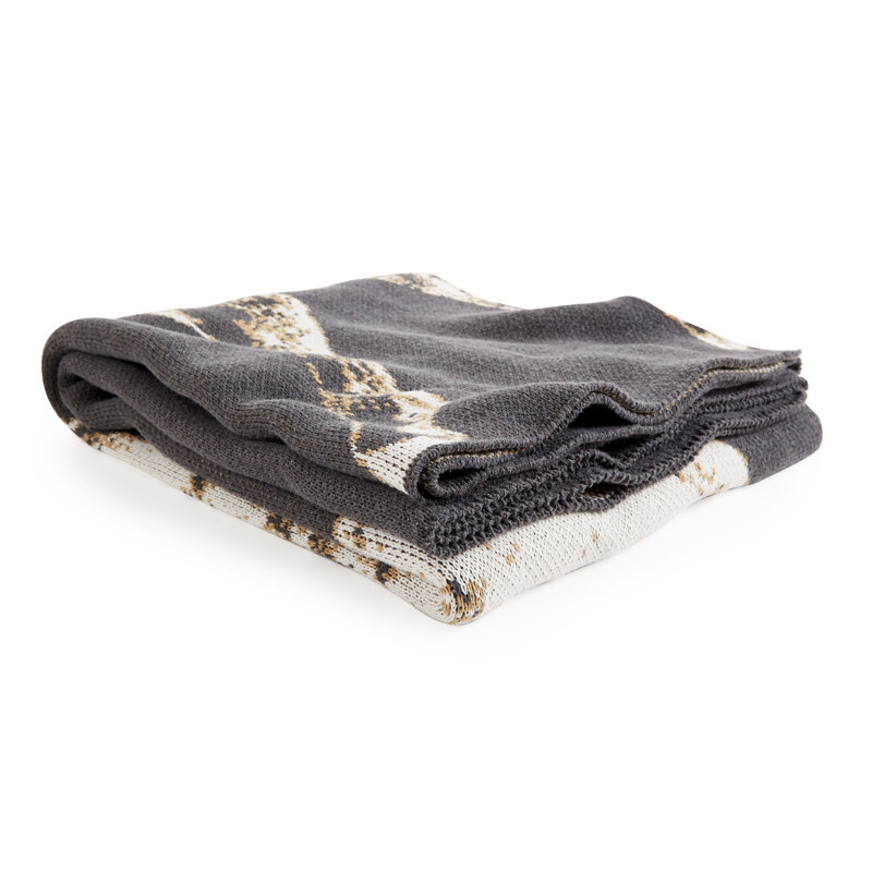 DEER THROW CHARCOAL, Gray