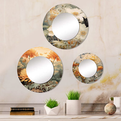 Elijus Metal Round Mirror