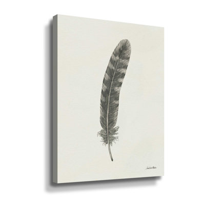 Plume de printemps I - impression sur toile