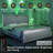 Modern Upholstered Bed Frame With Crystal Button Headboard And LED Starry Night Light, No Box Spring Needed-276674449-276674451