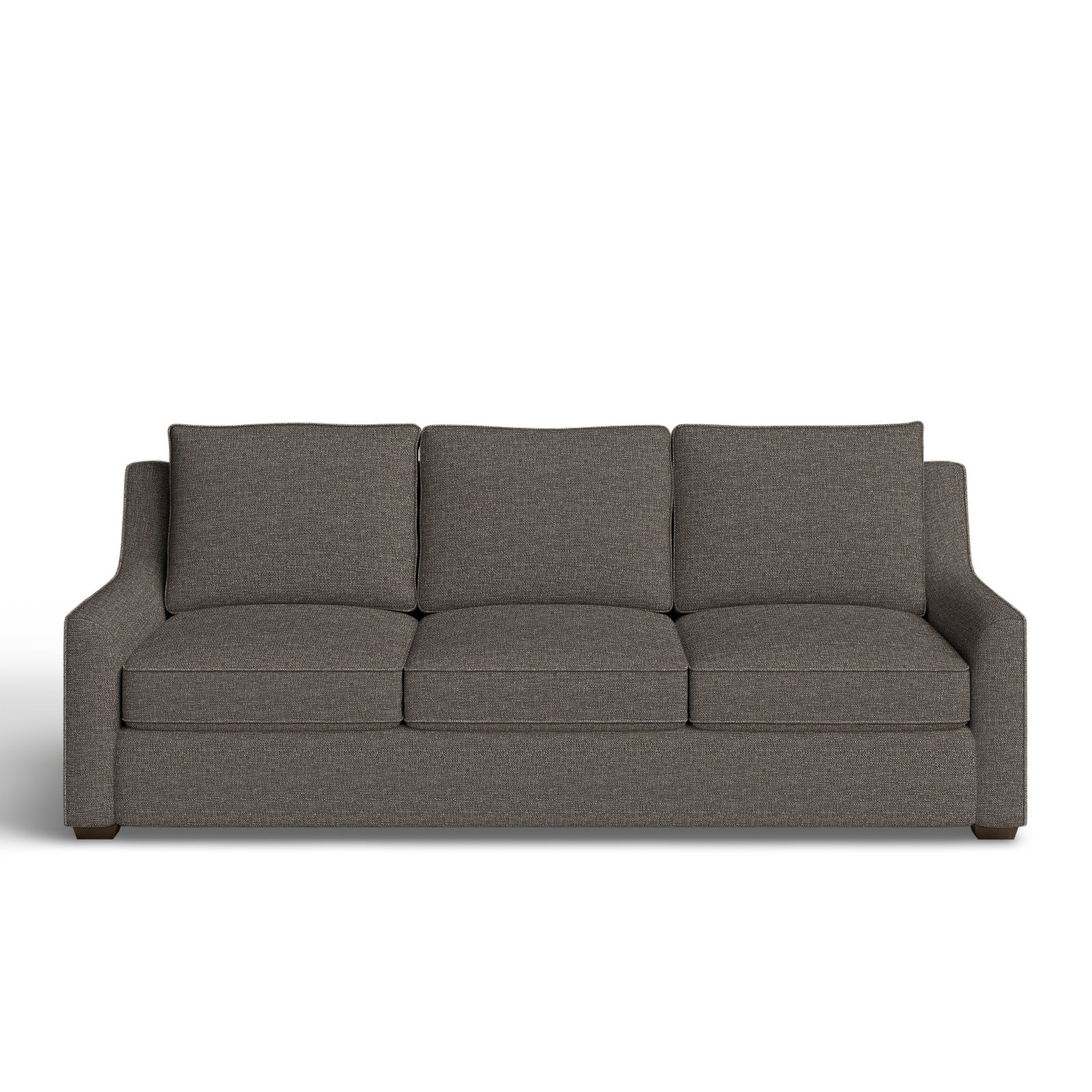 Gemi 80'' Upholstered Sofa, Drusky Charcoal Sustain® Basketweave
