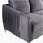 32"W Gray Velvet Modern Chic Accent Armchair-1962624869