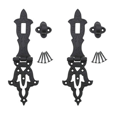 Serrure loquet de sécurité décorative en fer