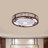 22" Wylie 7- Blade Vintage LED Ceiling Fan with Remote Control and Light Kit Included