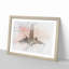 Airplane Lost in the Sky in Abstract - Picture Frame Graphic Art Print-55682957-55682956