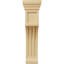 Corbeau à rainures encastrées l 4 po x P 4 po x H 14 po (paquet de 2)-91125222
