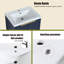 Meuble-lavabo simple avec plateau en résine Francella-142512320-142512323