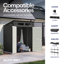 Suncast Modernist® 6 pi. X 5 pi Remise de rangement
