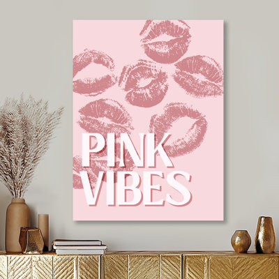 Pink Vibes Kisses - Cowgirls Wall Decor
