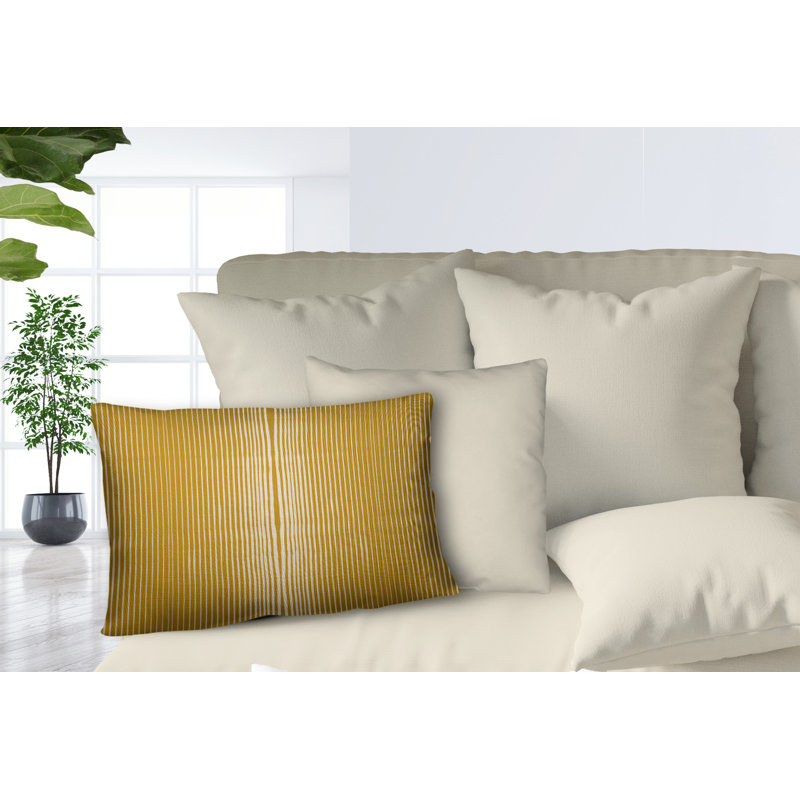 Coussin lombaire intérieur / extérieur Ash, Jaune
