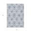 Tapis intérieur lavable 10 pi x 14 pi gris et bleu denim