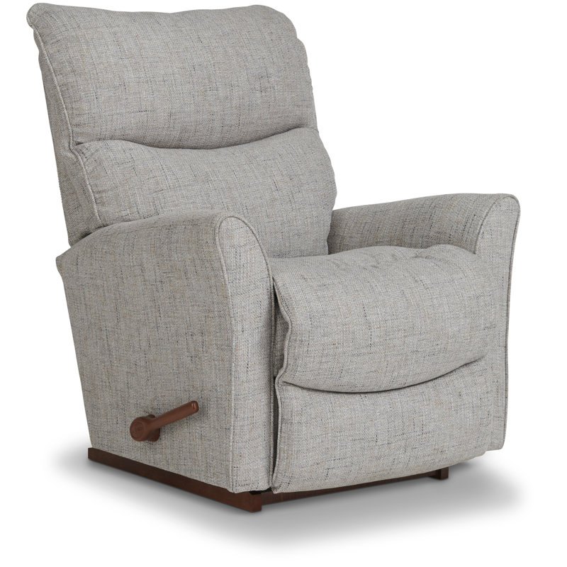 Rowan Manual Rocking Recliner, Ash Polyester Blend