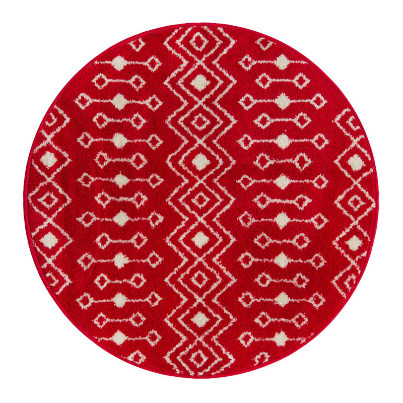 Somerville Geometric Indoor Rug, Round 3'3"