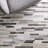 Sechrist Hand Woven Leather/Felted Cloth Abstract Rug in Gray/Ivory-1468576271