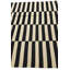 Tapis noir et blanc Newsom