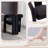 3 Piece Glass Dining Set with Barrel Accent Chairs-832413221