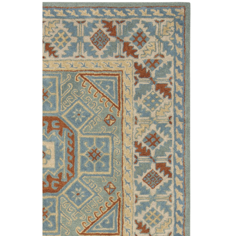 Tapis en laine touffeté à la main Washam, Rectangle 6 pi x 9 pi