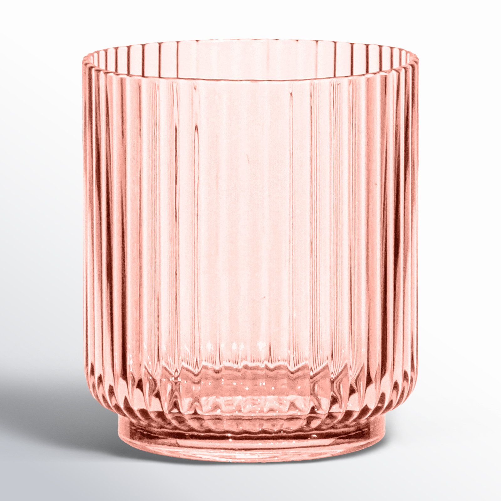 Indra Acrylic Drinking Glass Set, Pink, 15oz.