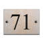 Chebanse 10cm H Stone House Number-2107359027-2110075817