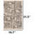 Ivory & Charcoal Abstract Maze Area Rug