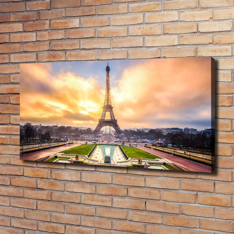 Eiffel Tower Paris - Wrapped Canvas Print