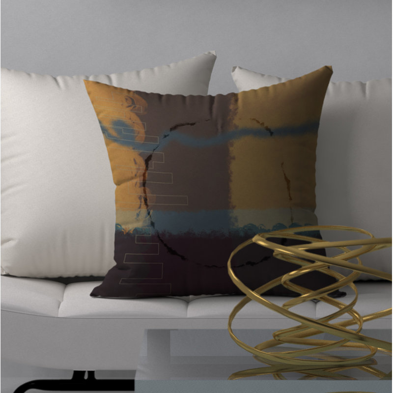 Reversible Throw Pillow, 20" x 20"