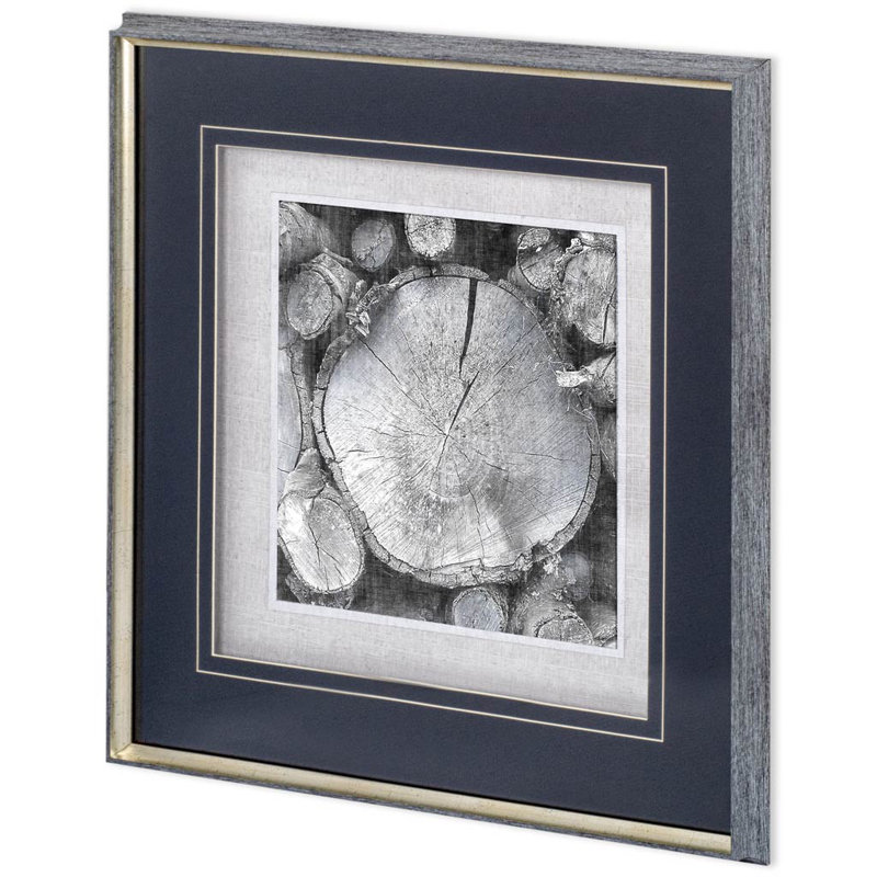 Logging Light VI by John Butler a Hand Embelished Textured Framed Art Print Matted under Glass