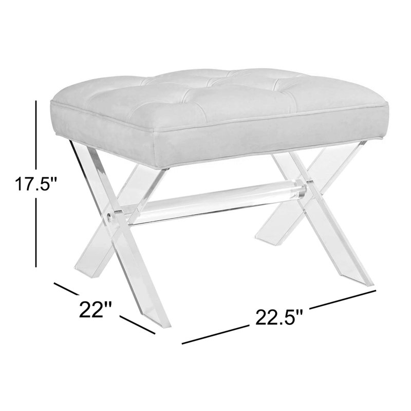 Modway Swift Bench, Ivory