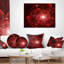 Coussin décoratif floral à fleurs fractales-30611770-30611774