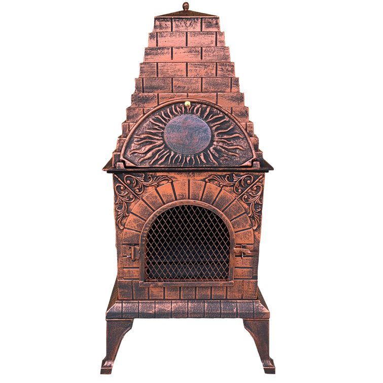 Tierra Firme Talavera Clay Freestanding Wood Burning Pizza Oven