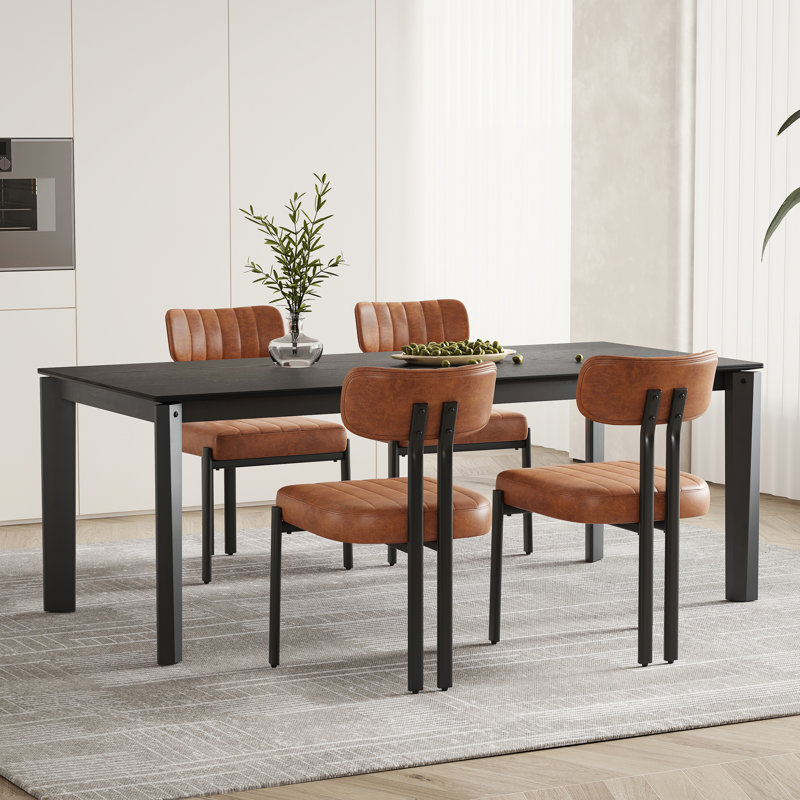 Modern Upholstered Dining Chair（Set of 2）