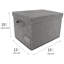 Chengdu Menghejia Technology Co., Ltd. Fabric Decorative Bin