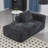 Chenille Loveseat Sofa-1287614615