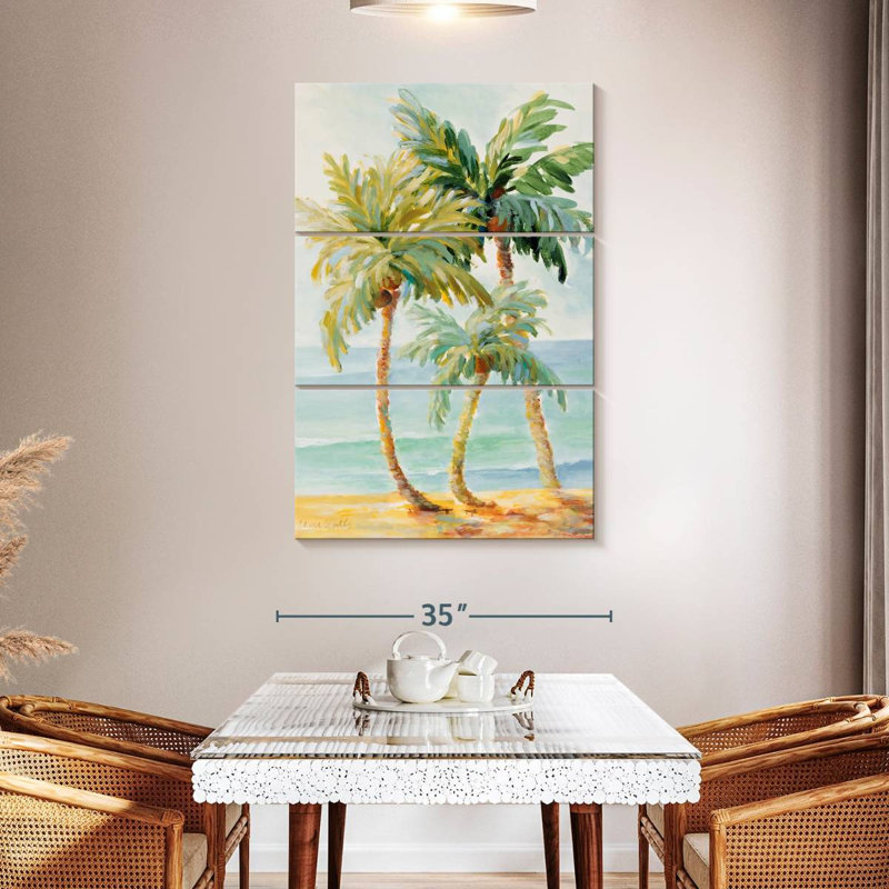 Gillard Palms In Paradise I, H 50 po x l 32 po