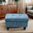 Flannel Storage Ottoman Living Room-2101498993