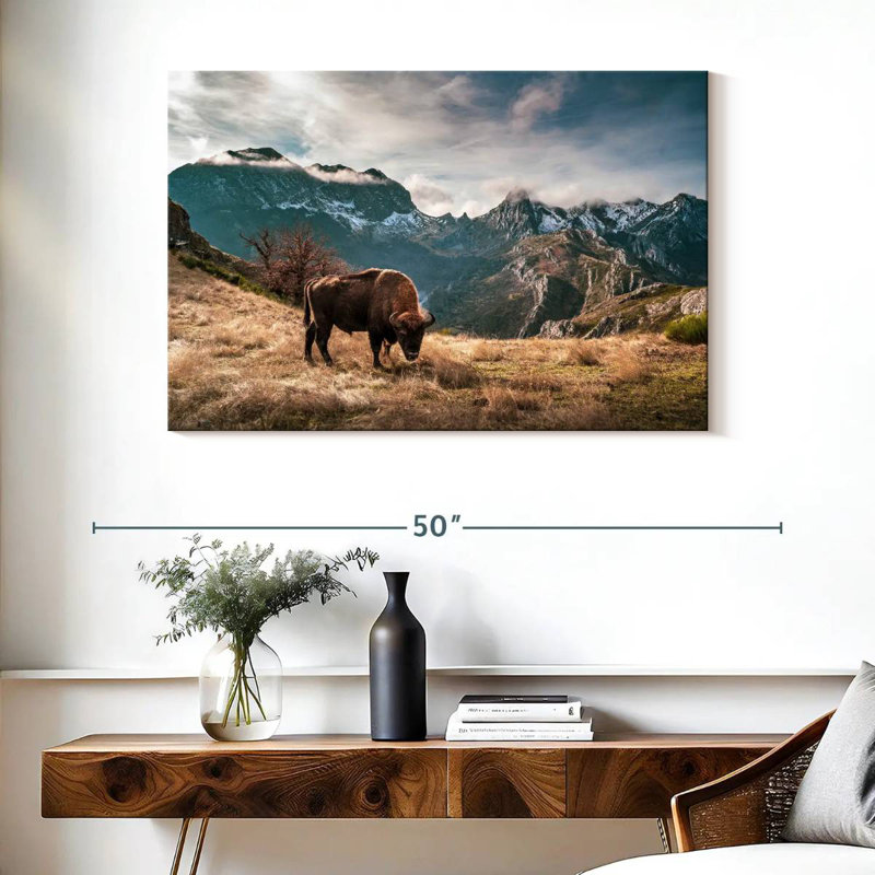 Brampt Bison By The Mountains