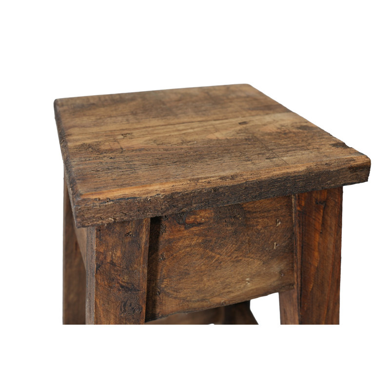 Tabouret décoratif en bois brun Finn, Brun