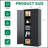 72 Inch Tall Metal Garage Storage Cabinet with Locking Doors and Adjustable Shelves, Perfect for Secure Tool and Equipment Storage
