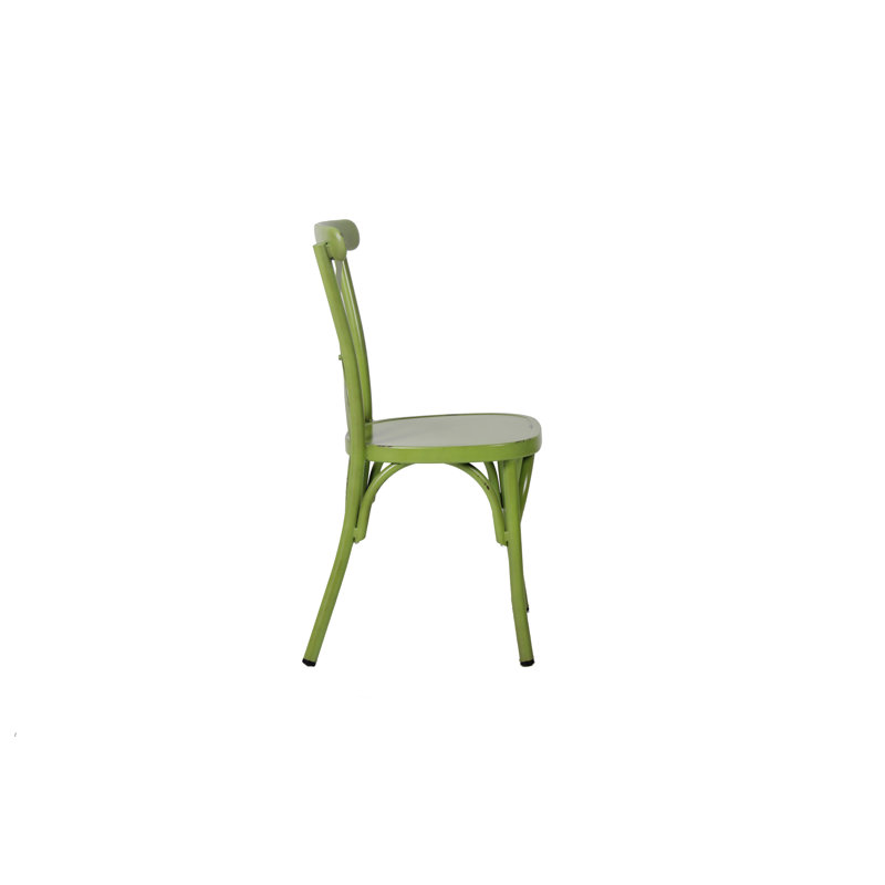 Otterburn 46cm H Stacking Side Chair, Green
