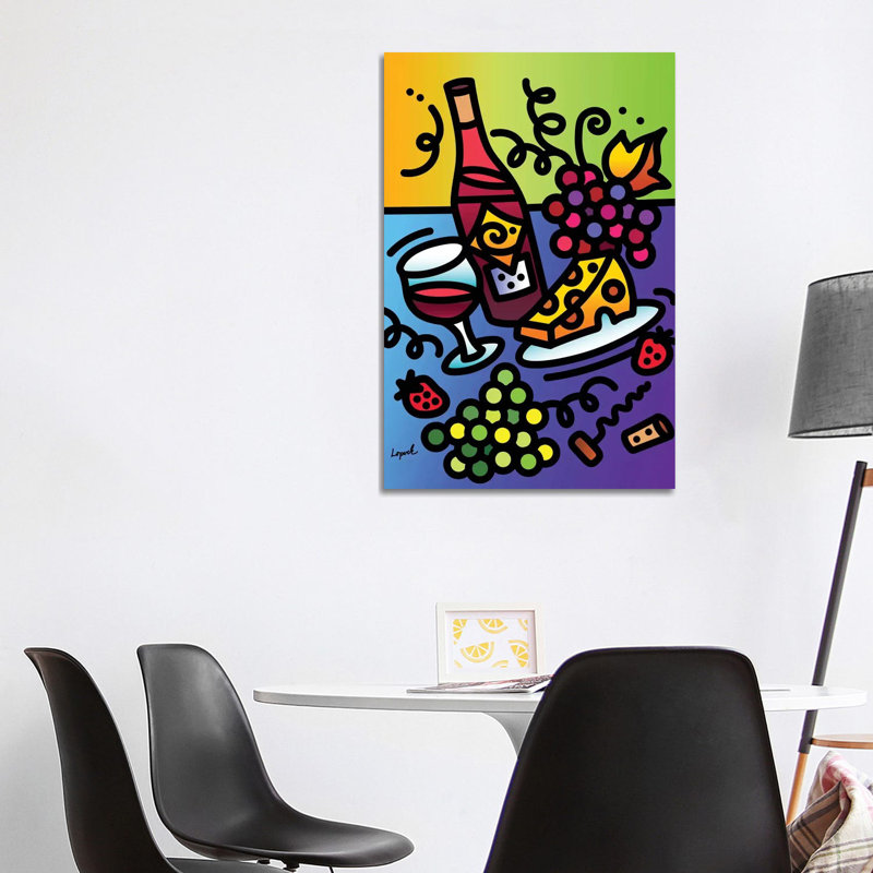 Tipsy 1 Piece Wrapped Canvas Wall Art, 101.6 cm H x 66.04 cm W x 1.91 cm D