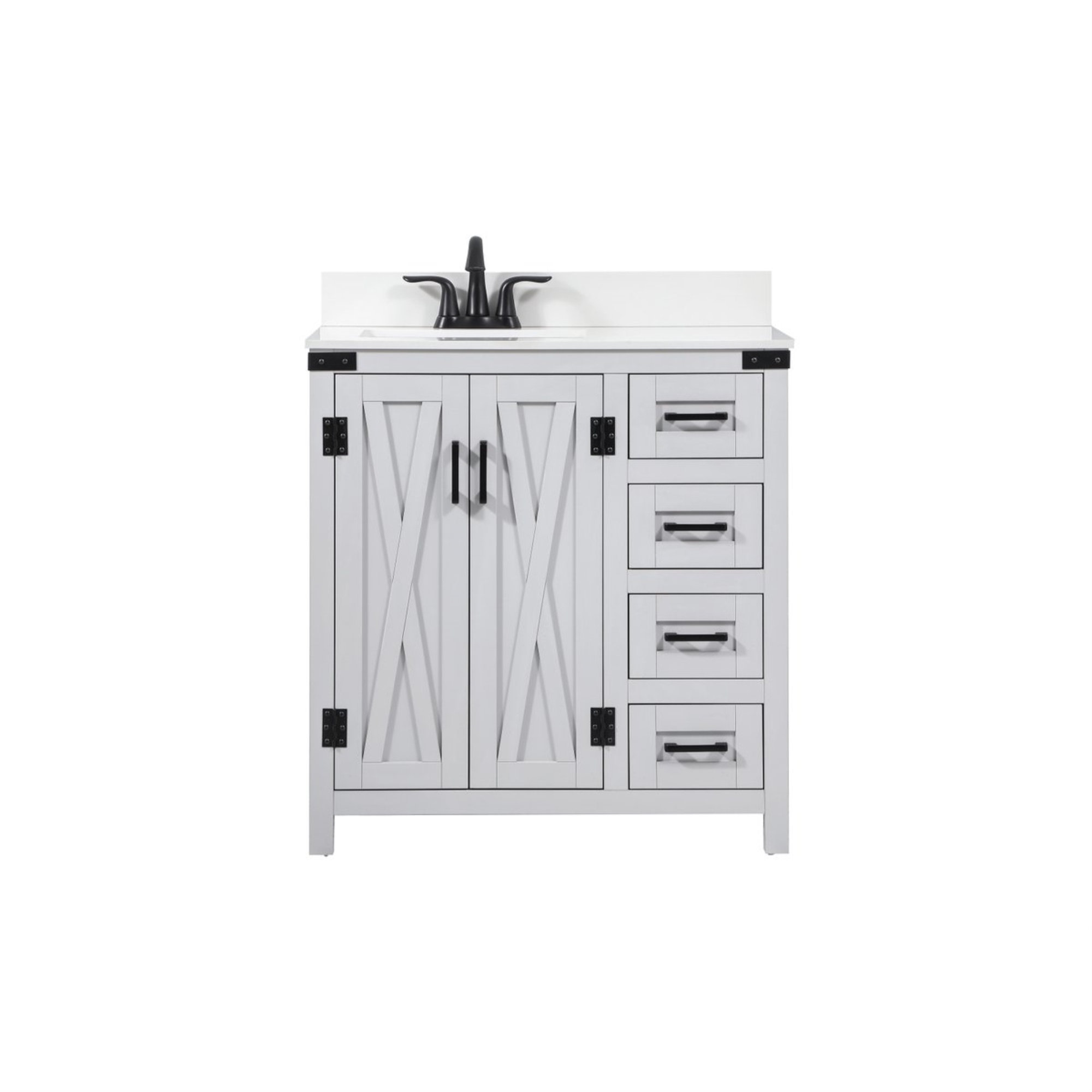 Slayton 32'' Single Bathroom Vanity, Gray