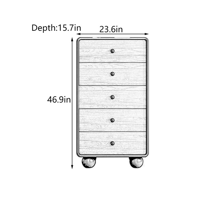 Armoire d'entrée Mid-Century