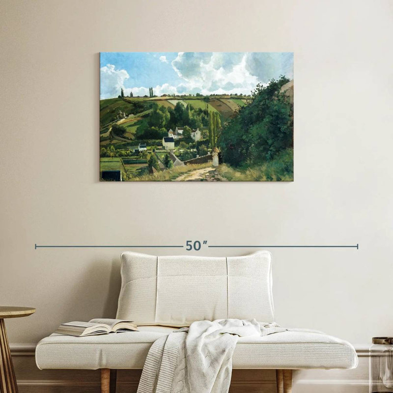 Alvord Jalais Hill Pontoise 1867, H 24 po x l 36 po