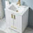Moncerrat 24'' White Modern Free-standing Single Bathroom Vanity Set