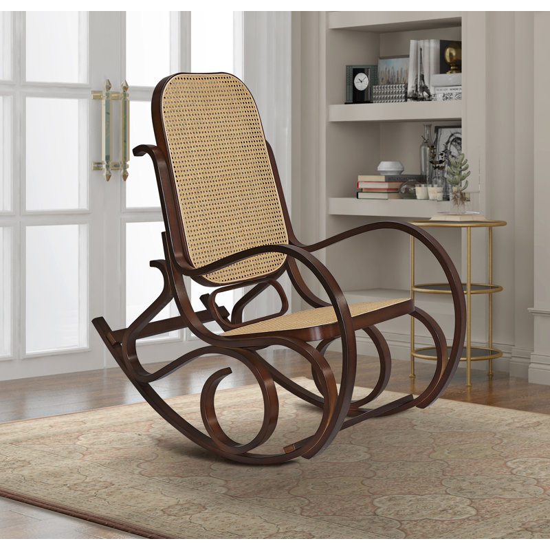 Chaise berçante Dedman, Noyer