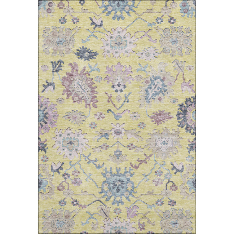 Premium Machine Washable Gurubaksh AMF1154 Global Rug