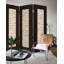 Devencove 71" X 84" Brown Wood Screen-1810725585