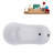63" Streamline Clawfoot Soaking Acrylic Bathtub With Drain, Clawfeet, and Bamboo Tray-90727907-66367535