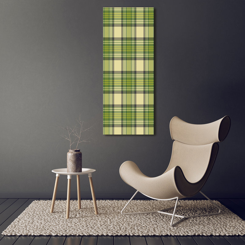 Green Trellis - Wrapped Canvas Print